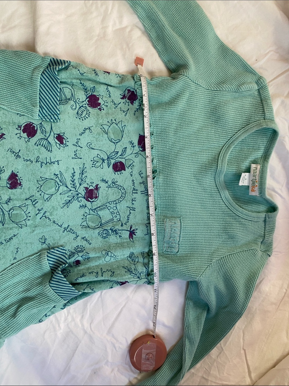 naartjie Kids Seafoam Waffle Knit Top - Picture 3 of 6